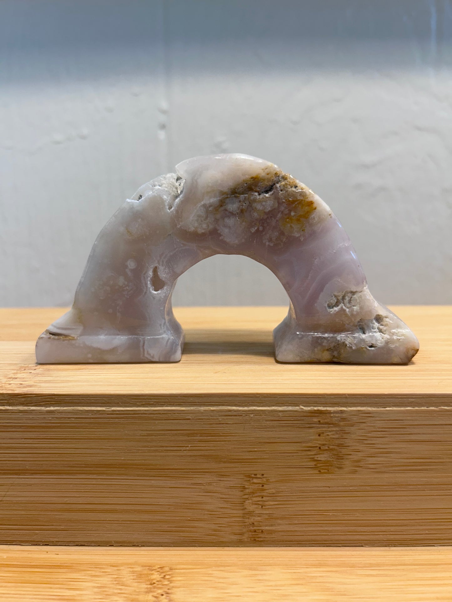 Rainbow Carving | Flower Agate