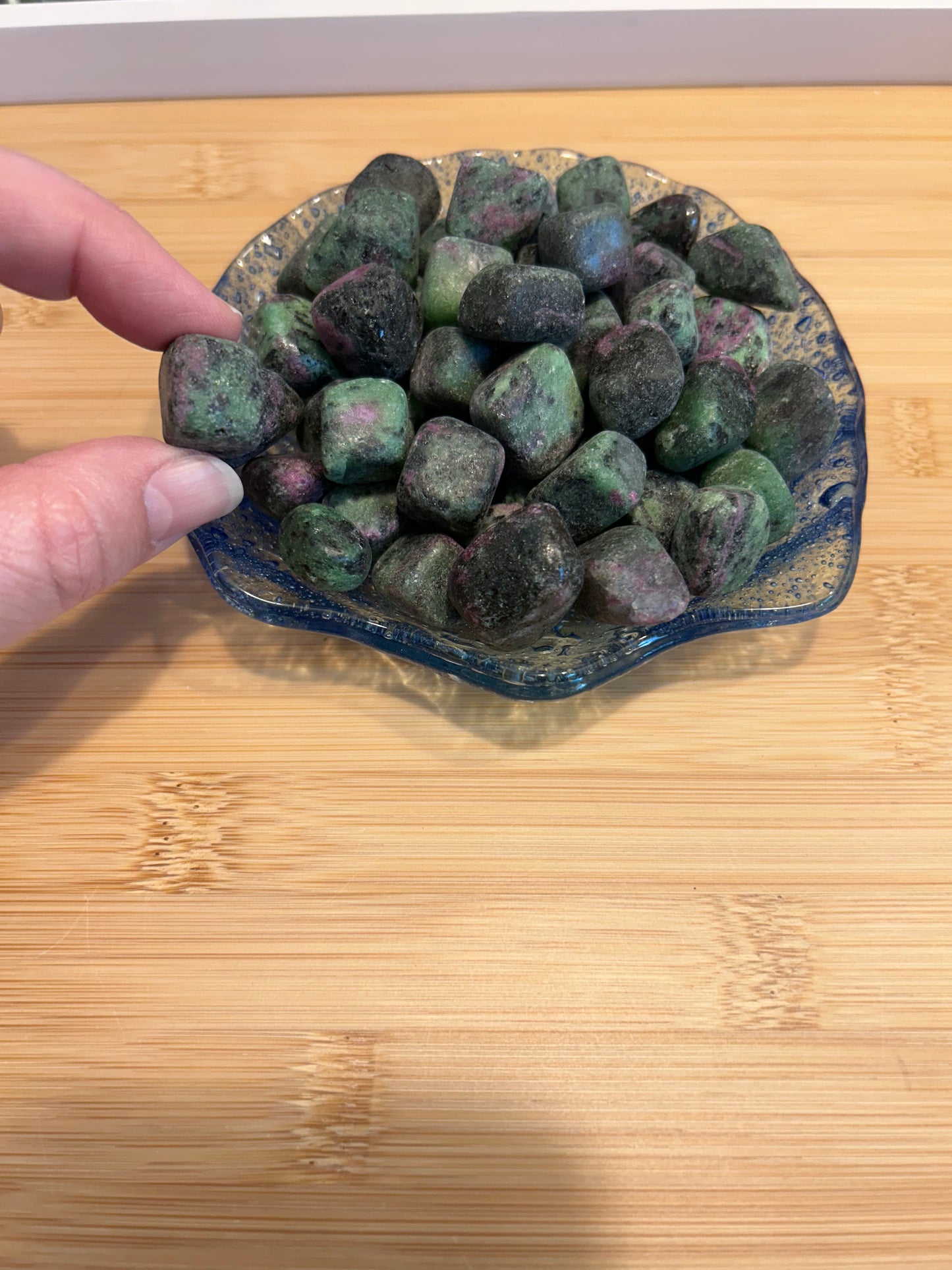 Ruby in Zoisite Tumble