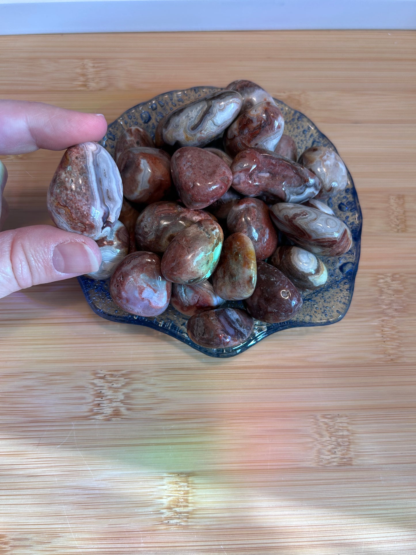 Mexican Crazy Lace Agate Tumble