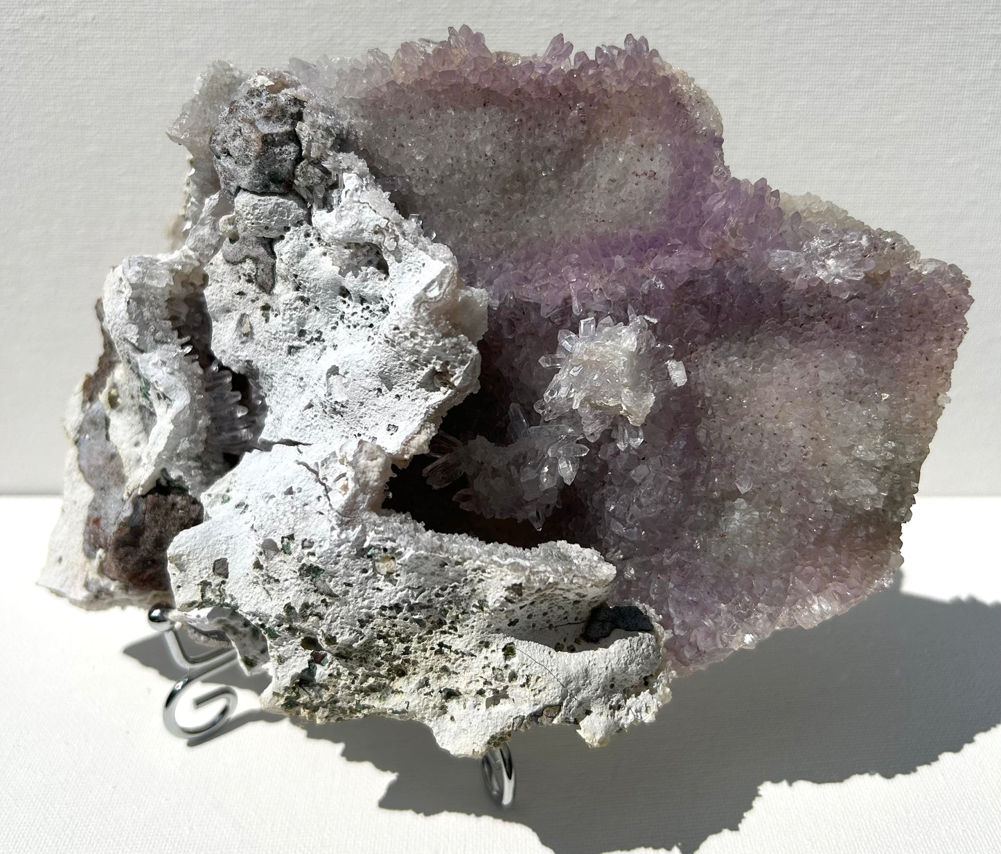 Large Brazilian Flower Amethyst Specimen