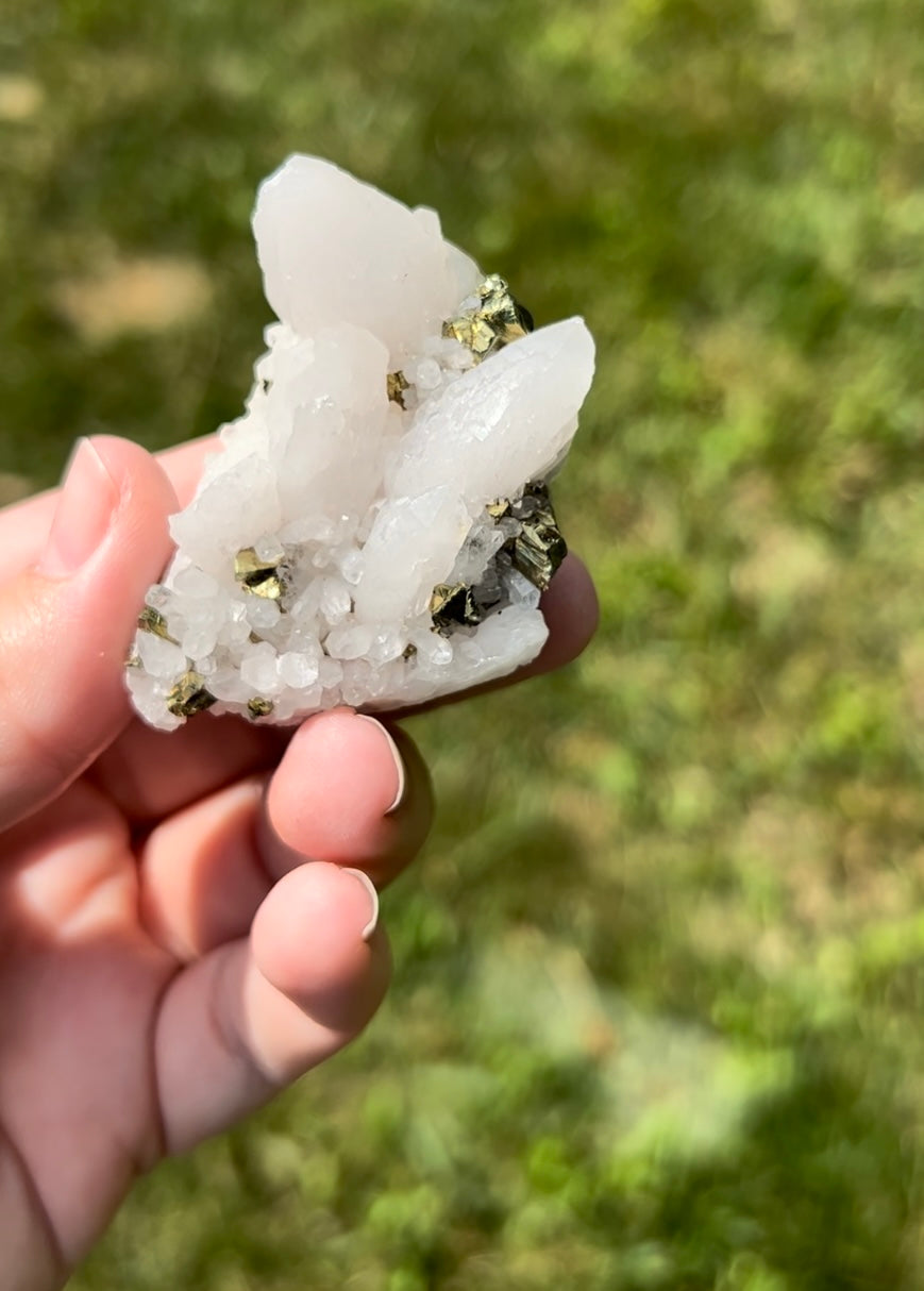 Quartz with Pyrite | A