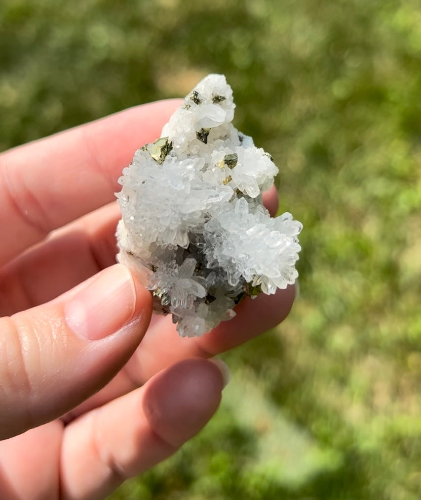 Quartz with Pyrite | C
