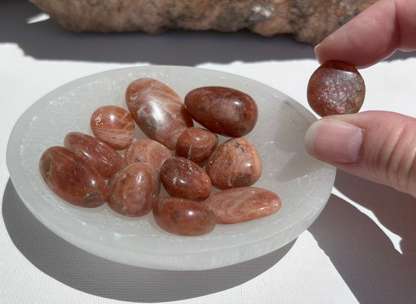 High Quality Sunstone Tumble