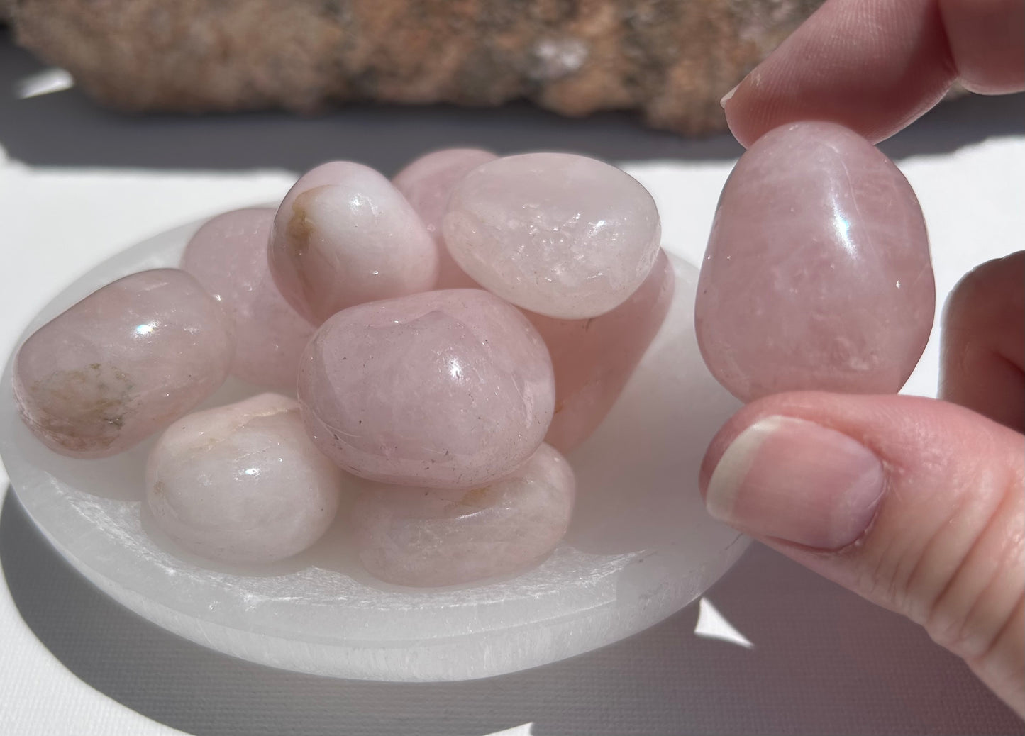 Rose Quartz Tumble