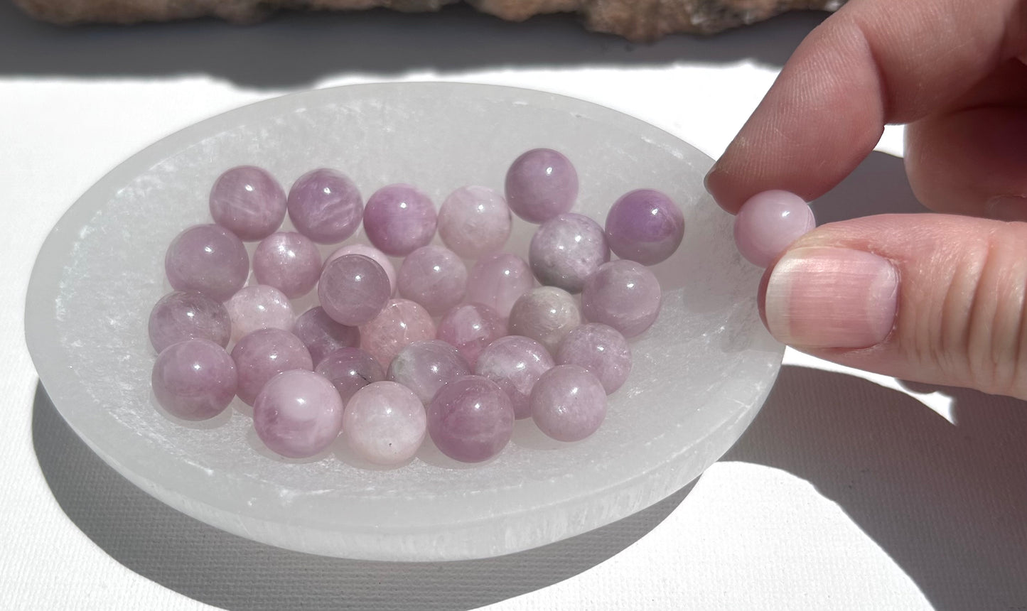 Tiny Kunzite Sphere
