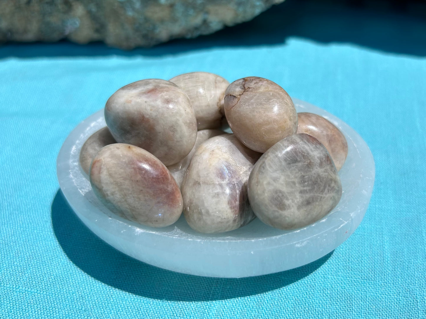 Belomorite (Moonstone with Sunstone) Tumble