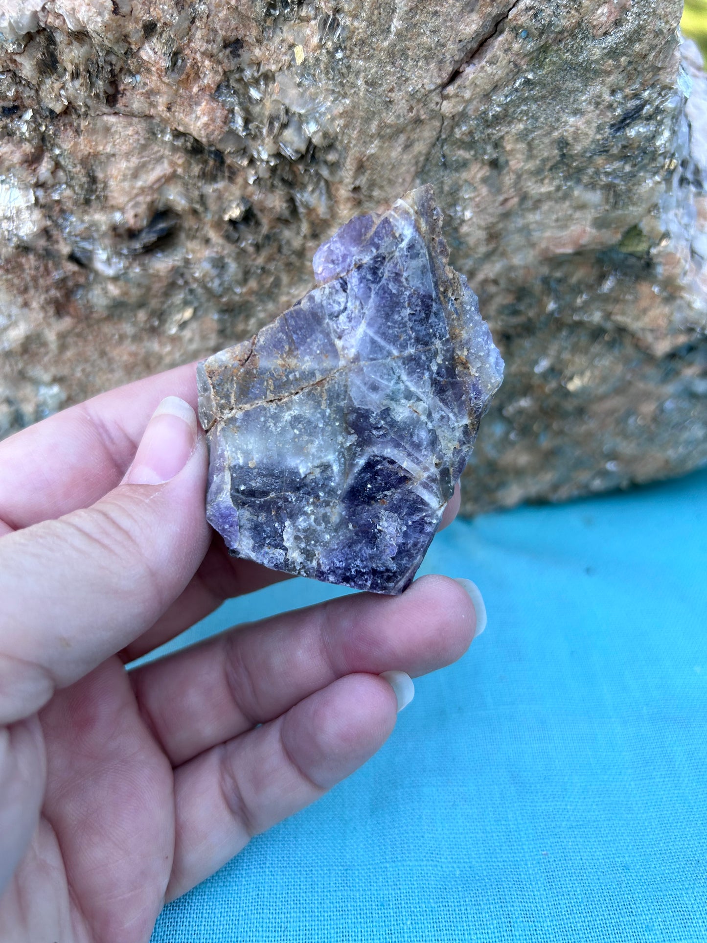 Raw Dream/Chevron Amethyst