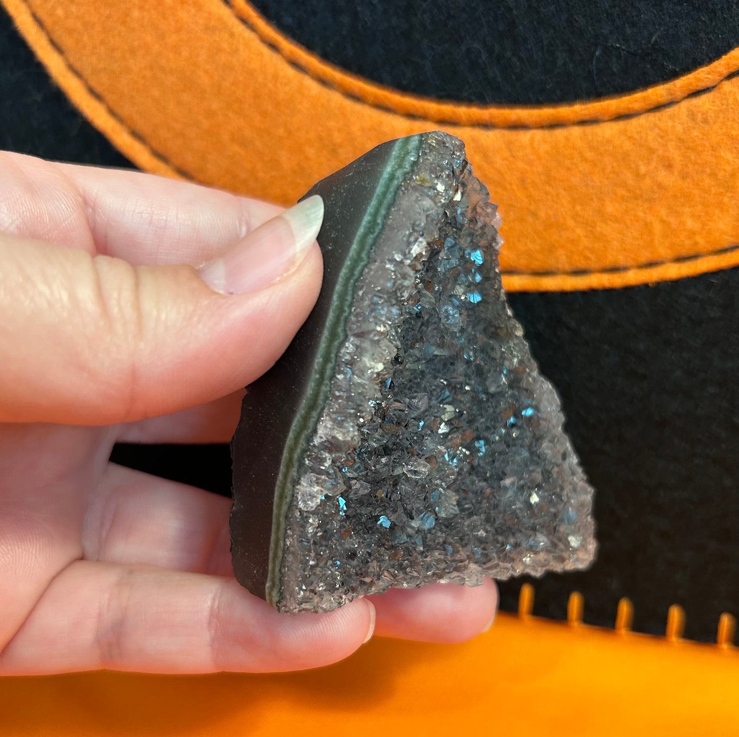 Black Amethyst Cut Base | B