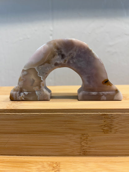 Rainbow Carving | Flower Agate