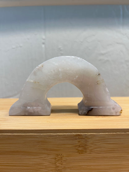 Rainbow Carving | Flower Agate