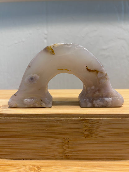 Rainbow Carving | Flower Agate