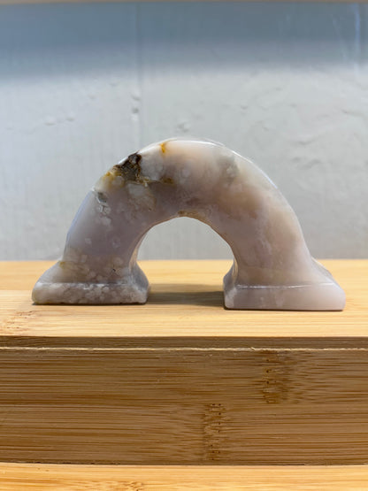 Rainbow Carving | Flower Agate