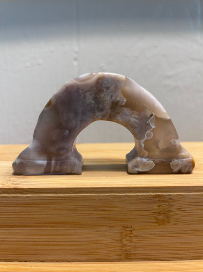 Rainbow Carving | Flower Agate