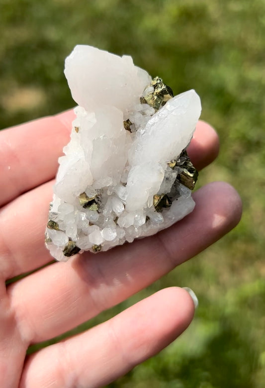 Quartz with Pyrite | A