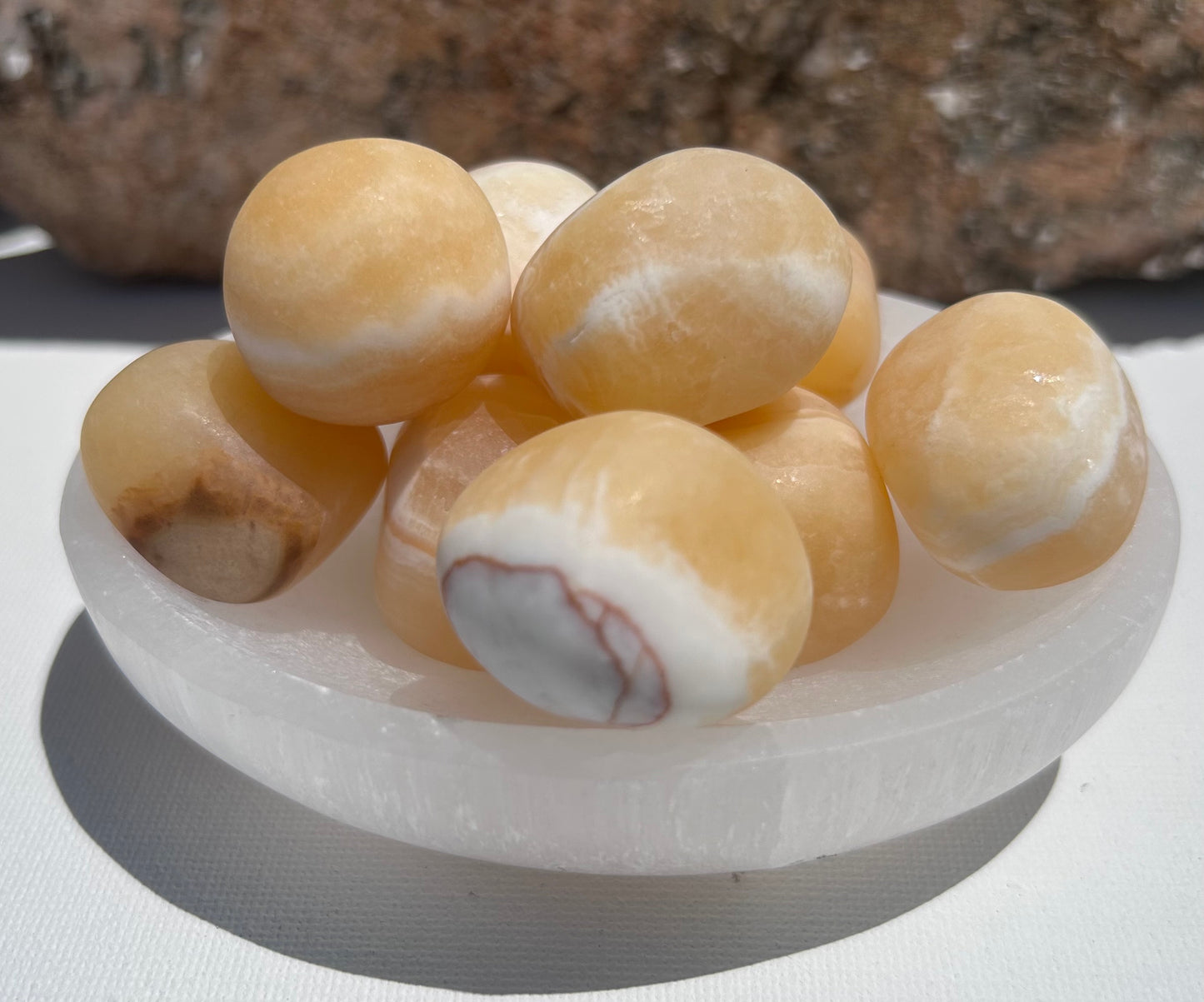 Orange Calcite Tumble