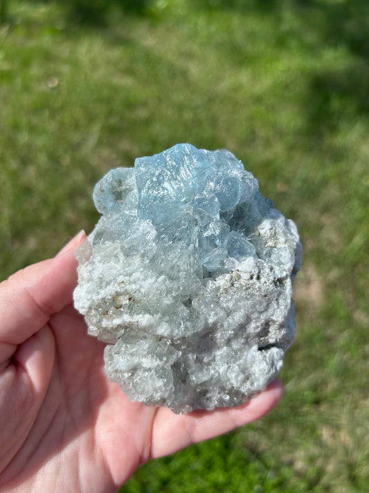 Blue Green Fluorite Specimen | E