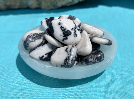 Zebra Jasper Tumble