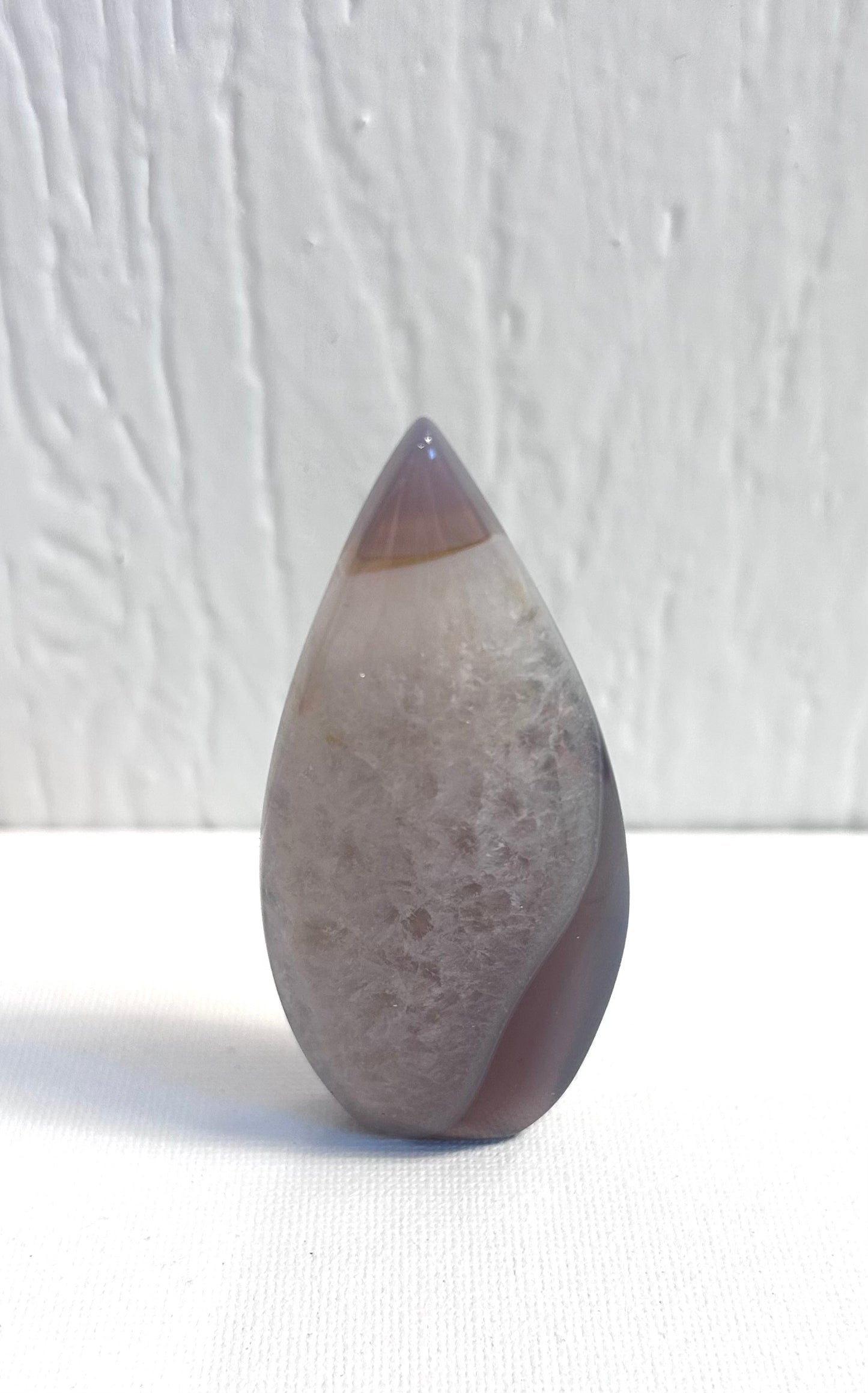 Agate & Quartz Tear Drop Free Form | A