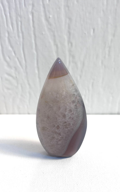 Agate & Quartz Tear Drop Free Form | A