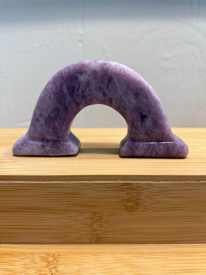 Rainbow Carving | Lepidolite