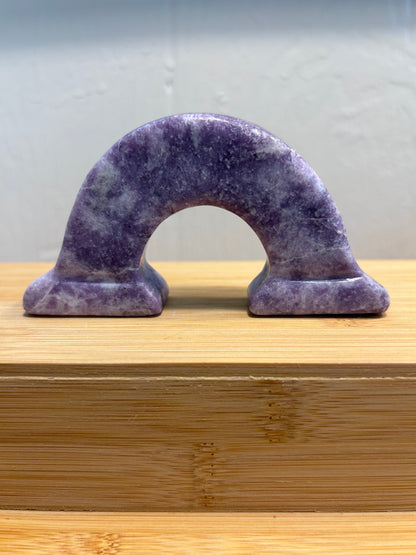 Rainbow Carving | Lepidolite