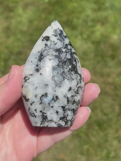 Flashy Rainbow Moonstone Free Form | C